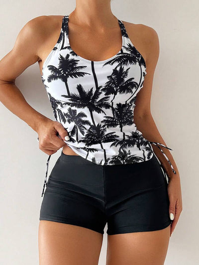Tropique | Palm Tree Tankini Set