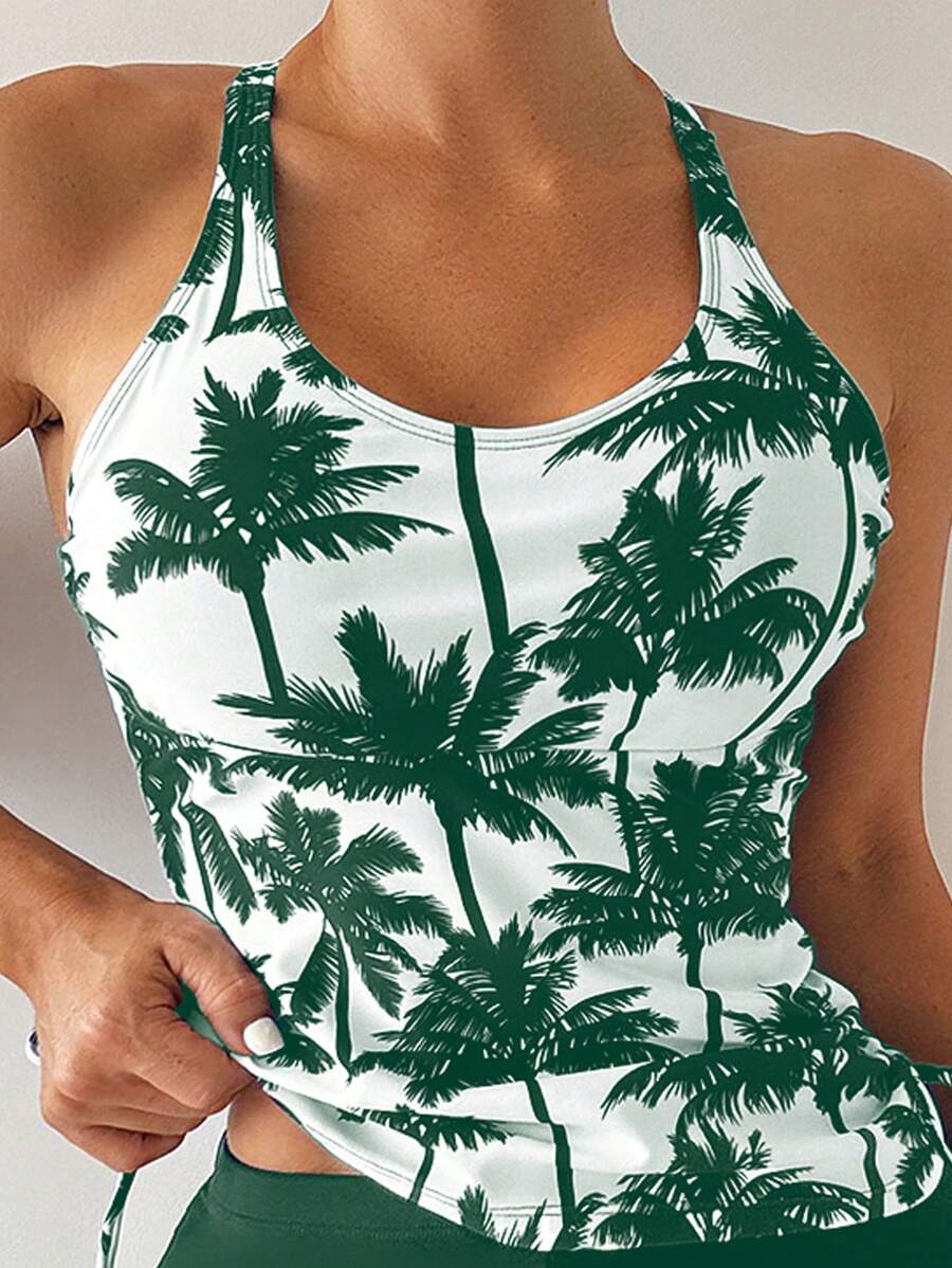 Tropique | Palm Tree Tankini Set
