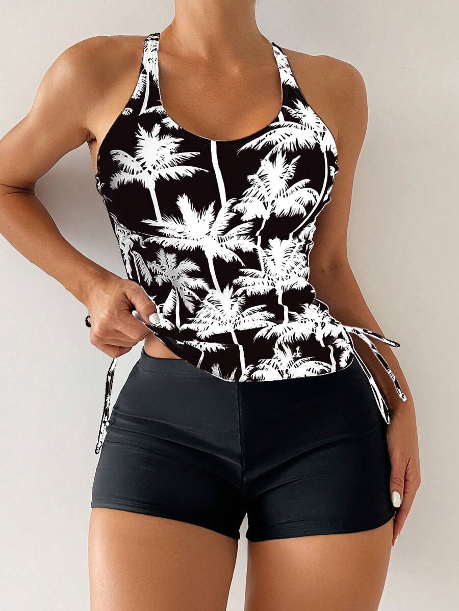Tropique | Palm Tree Tankini Set