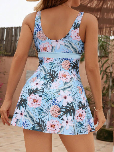 Kaimana | Tropical Print Tankini Set