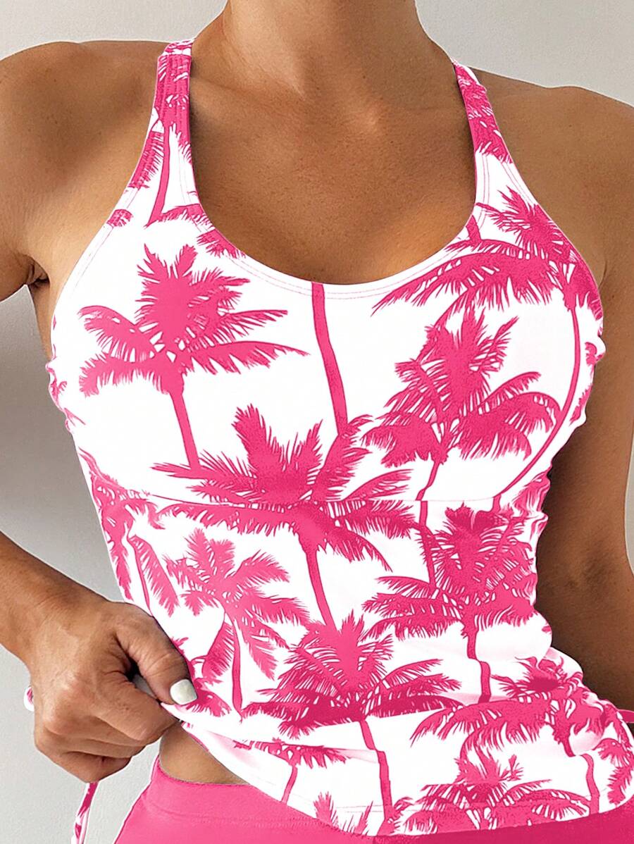 Tropique | Palm Tree Tankini Set