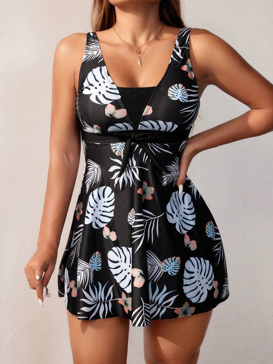 Kaimana | Tropical Print Tankini Set