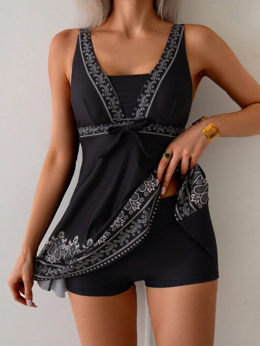 Kaimana | Tropical Print Tankini Set