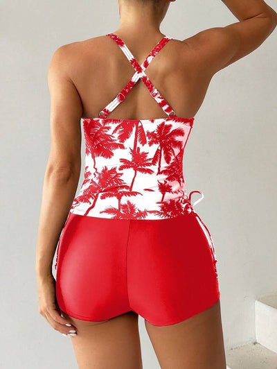 Tropique | Palm Tree Tankini Set