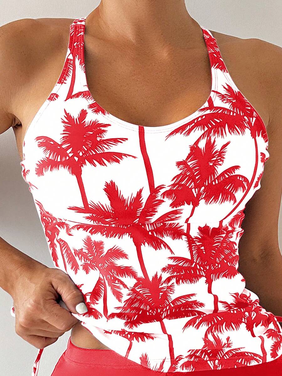 Tropique | Palm Tree Tankini Set