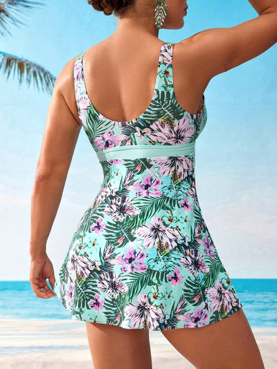 Kaimana | Tropical Print Tankini Set