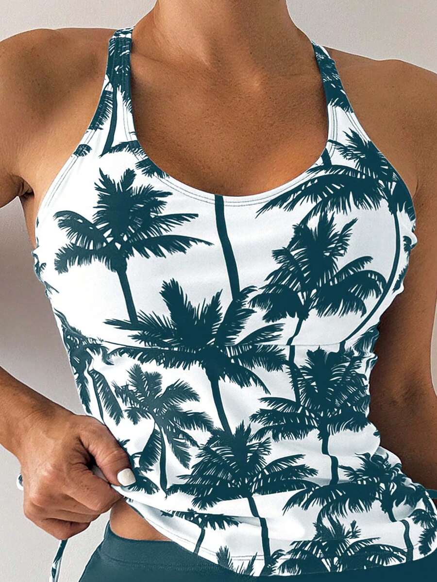 Tropique | Palm Tree Tankini Set