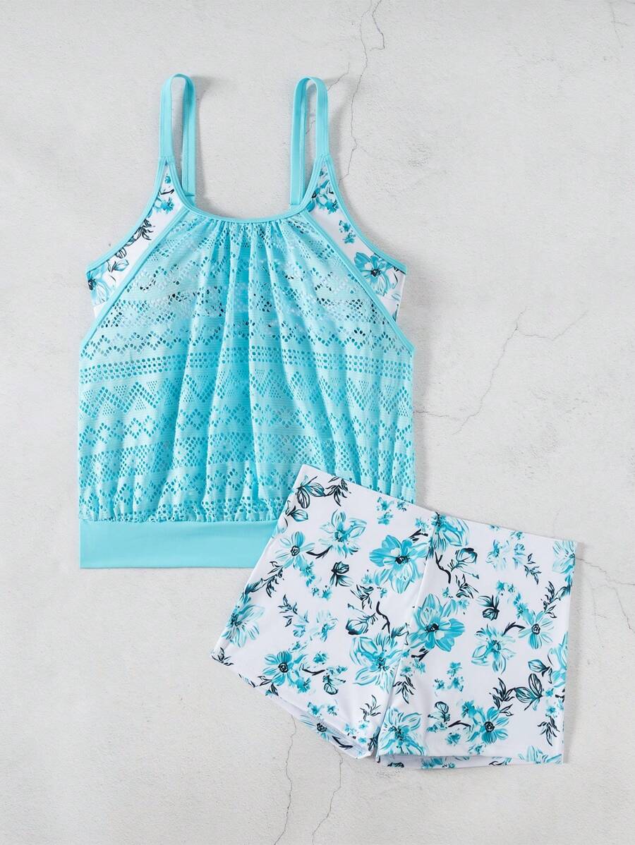 Coastal | Floral Tankini Set