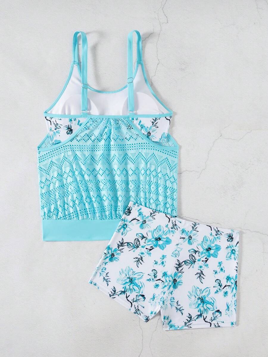 Coastal | Floral Tankini Set