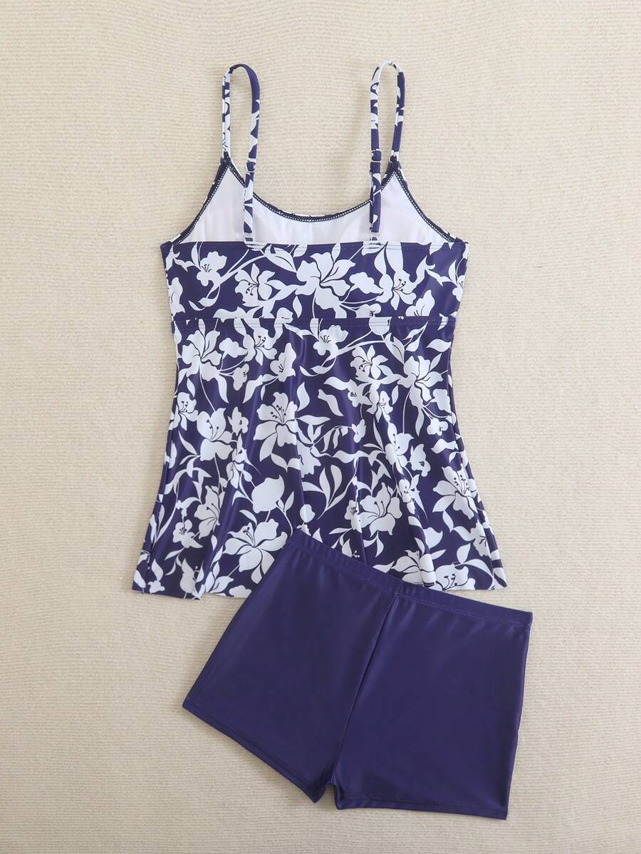 Breezy | Floral Tankini Set