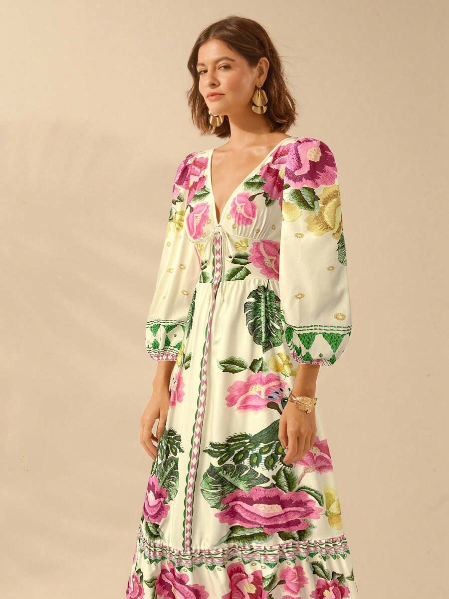 Breezy | Floral Holiday Dress