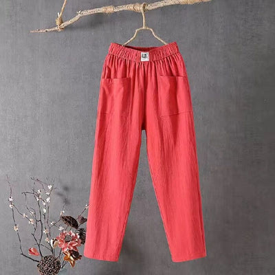Cleo | Stylish Linen Blend Pants