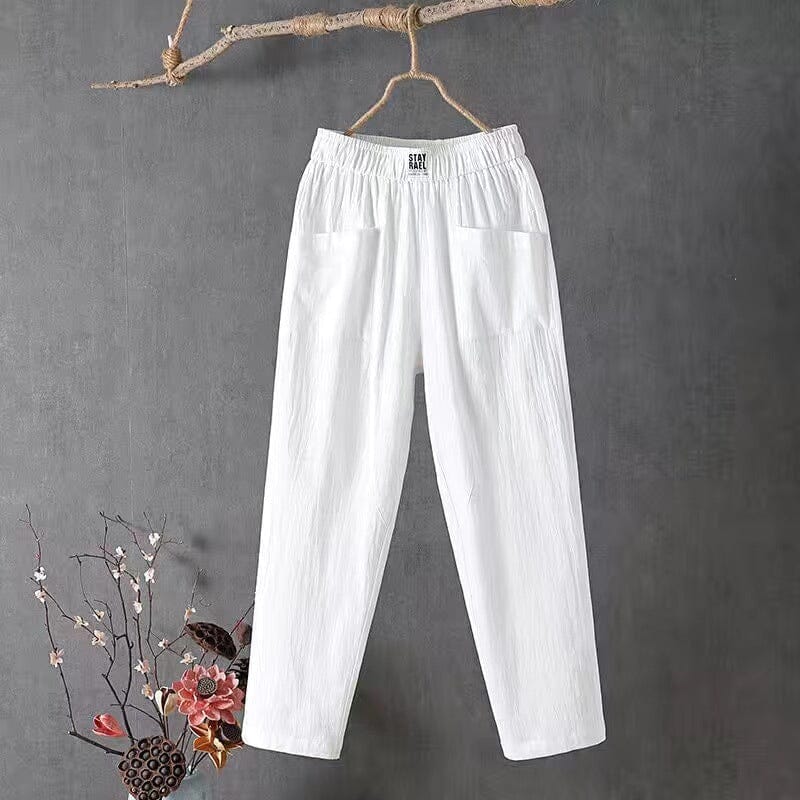 Cleo | Stylish Linen Blend Pants