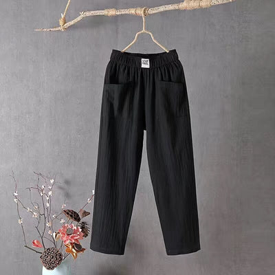 Cleo | Stylish Linen Blend Pants