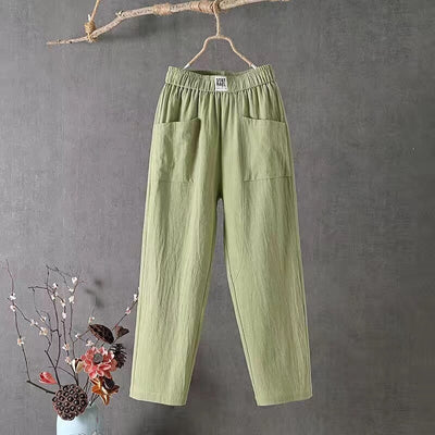 Cleo | Stylish Linen Blend Pants